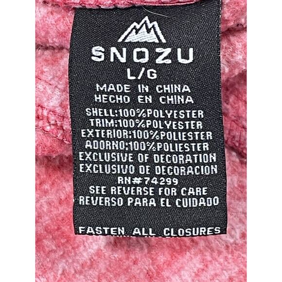 SNOZU The Platinum Collection Youth Performance Fleece Jacket Size Large EUC! - Picture 12 of 13